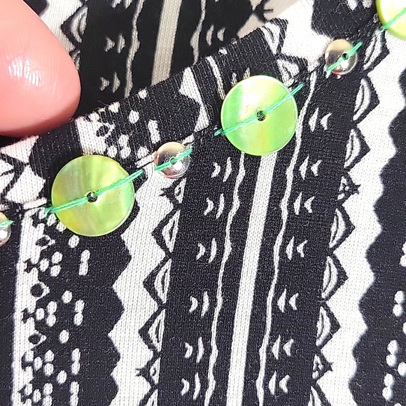 Ruby Rd 3/4 Sleeve Pullover Tunic Size PM - Picture 5 of 9